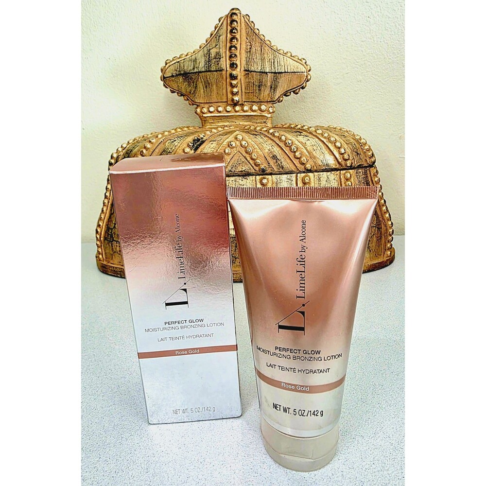 LIMELIFE BY ALCONE Perfect Glow Moisturizing Bronzing Lotion Rose Gold BRAND NEW